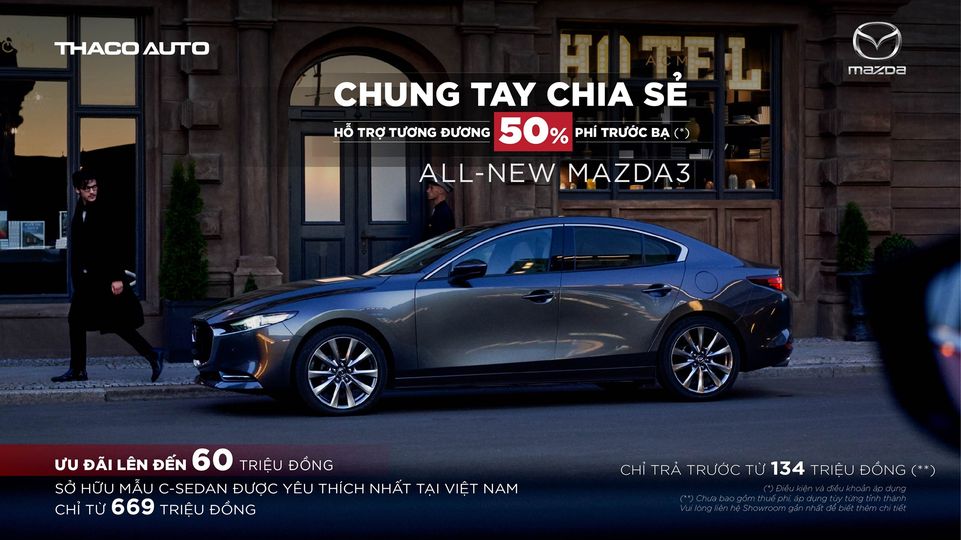 Mazda 3 ưu đãi lên đến 60 triệu đồng tại Mazda Gò Vấp Mazda 3 ưu đãi lên đến 60 triệu đồng tại Mazda Gò Vấp