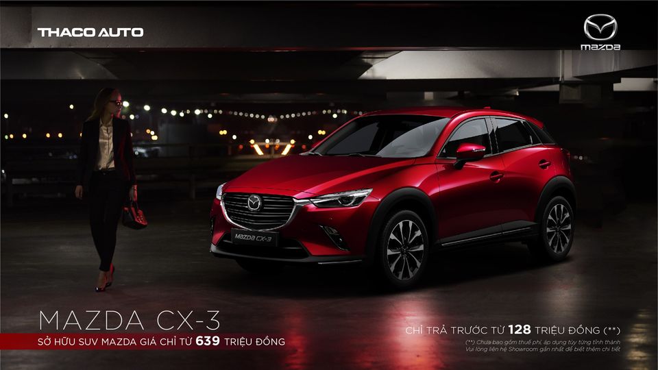 Mazda CX3 ưu đãi trả trước 128 triệu đồng tại Mazda Gò Vấp Mazda CX3 ưu đãi trả trước 128 triệu đồng tại Mazda Gò Vấp